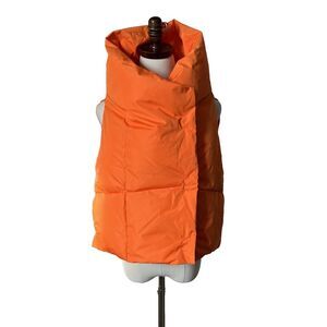 Pretty Rugged Pretty Puffer Vest Water Proof‎ Wind Proof Orange size S/M Outdoor